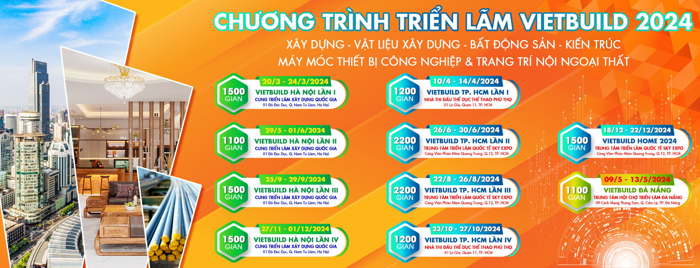 Triển Lãm Quốc Tế VIETBUILD TP.HCM 2024 – Lần 1