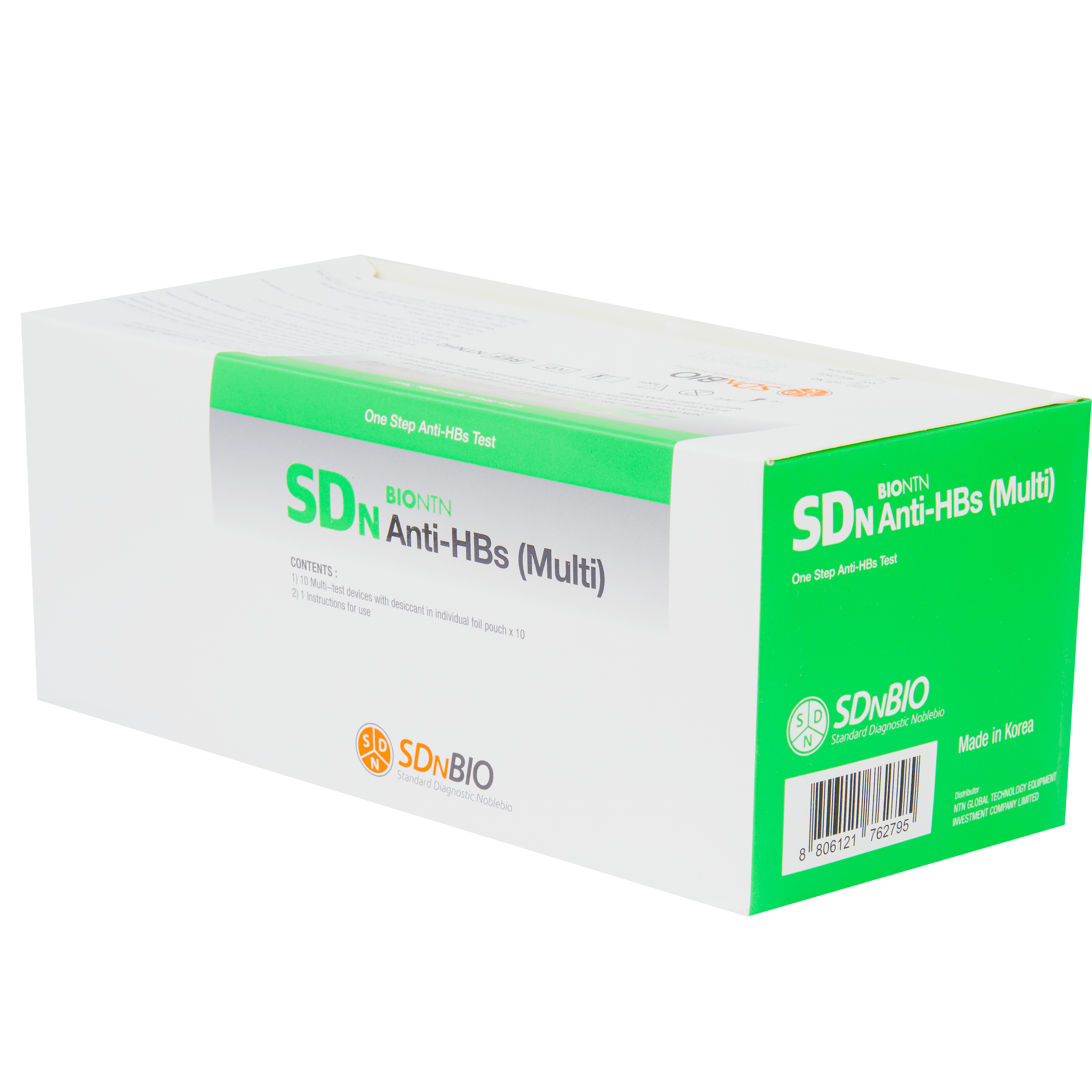 Anti- HBs SDN BioNTN Anti-HBs (Multi) (serum/pla sma) (Định tính Xét nghiệm Anti-Hbs