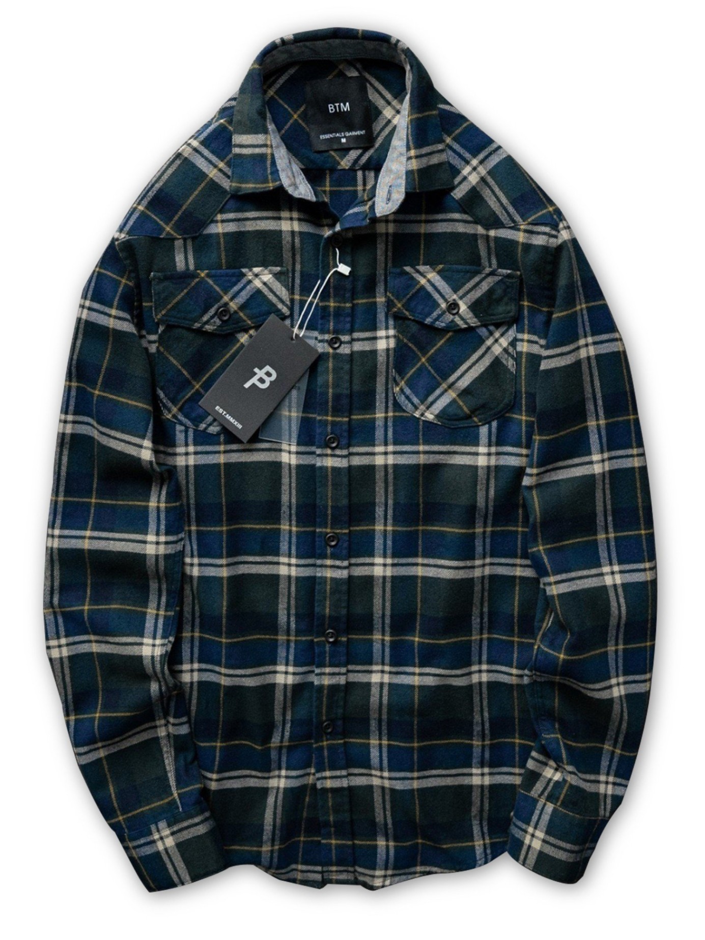 Btm cargo checked flanel shirt 3c