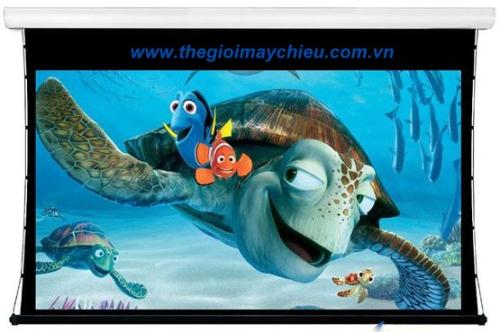 Màn chiếu điện căng dây Exzen Tab Tension 150 inch